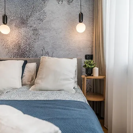 Golden Seaside By Aparo - Plaza 200m, 2 Lazienki, 2 Sypialnie Oraz Salon, 3 Tv, Balkon, Lozeczko Apartament
